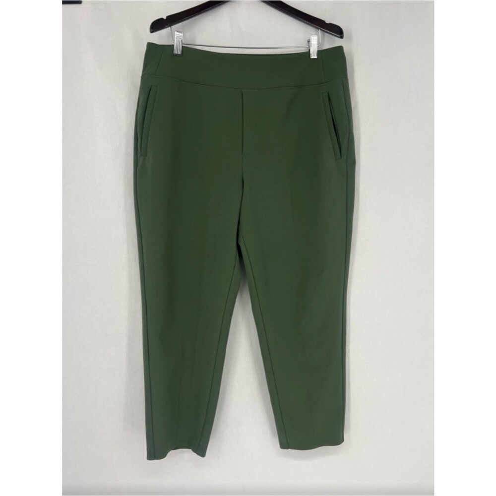 Athleta Endless High Rise Pant Slim Ankle Trousers 533636 size 16 green